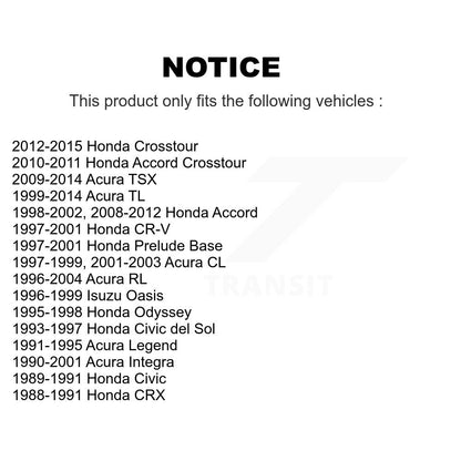 Upper Ball Joint Front Pair For Honda Accord Acura TL CR-V TSX Integra del