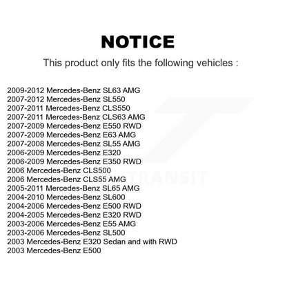 Upper Ball Joints Front Pair For Mercedes-Benz E320 E350 SL500 SL550 E500