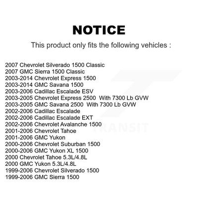 Upper Ball Joints Front Pair For Chevrolet GMC Silverado 1500 Sierra Yukon