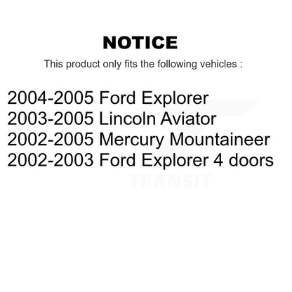 Upper Ball Joints Front Pair For Ford Explorer Lincoln Aviator Mercury