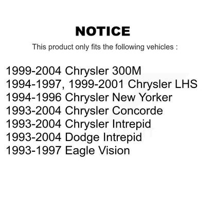 Suspension Control Arm & Ball Joint Front Lower Kit For Chrysler Intrepid Dodge