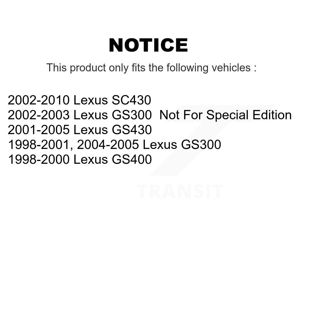 Suspension Control Arm & Ball Joint Front Upper Kit For Lexus SC430 GS300 GS400