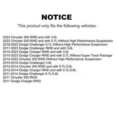 Suspension Control Arm Ball Joint Front Lower Forward Kit For Dodge Charger 300