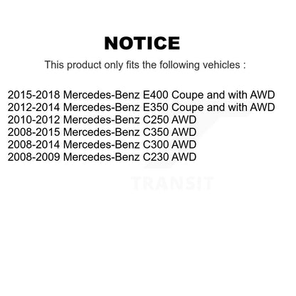 Suspension Control Arm And Ball Joint Front Lower Rearward Kit For Mercedes-Benz