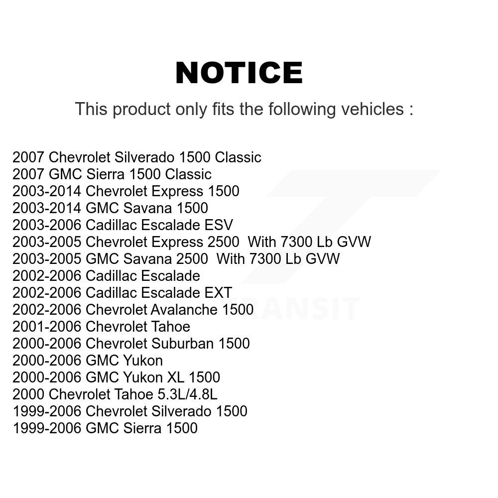 Suspension Control Arm & Ball Joint Front Upper Pair For Chevrolet GMC Silverado