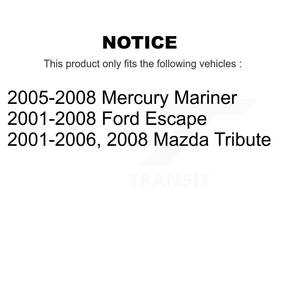 Suspension Control Arm & Ball Joint Rear Lower Kit For Ford Escape Mazda Tribute