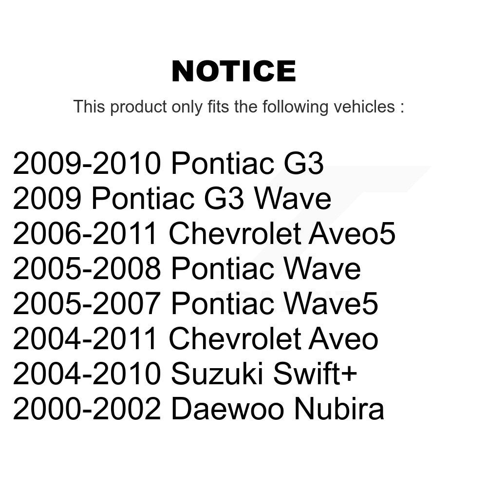 Suspension Bar Link Front Pair For Chevrolet Aveo Pontiac Aveo5 Wave G3 Suzuki