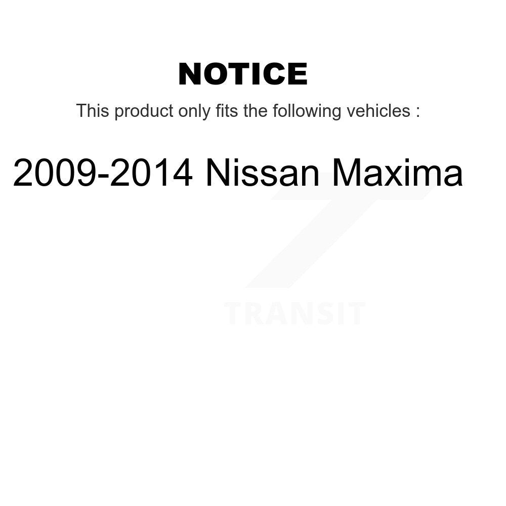 Control Arm Ball Joint Tie Rod End Link Front Kit (8Pc) For 09-14 Nissan Maxima