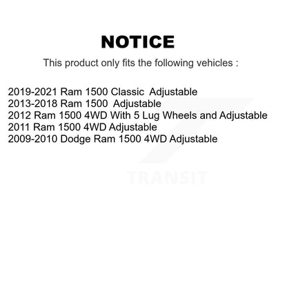 Lower & Upper Suspension Ball Joints Front Kit For Ram 1500 Classic Dodge