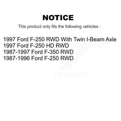 Lower & Upper Suspension Ball Joints Front Kit For Ford F-250 F-350 HD RWD