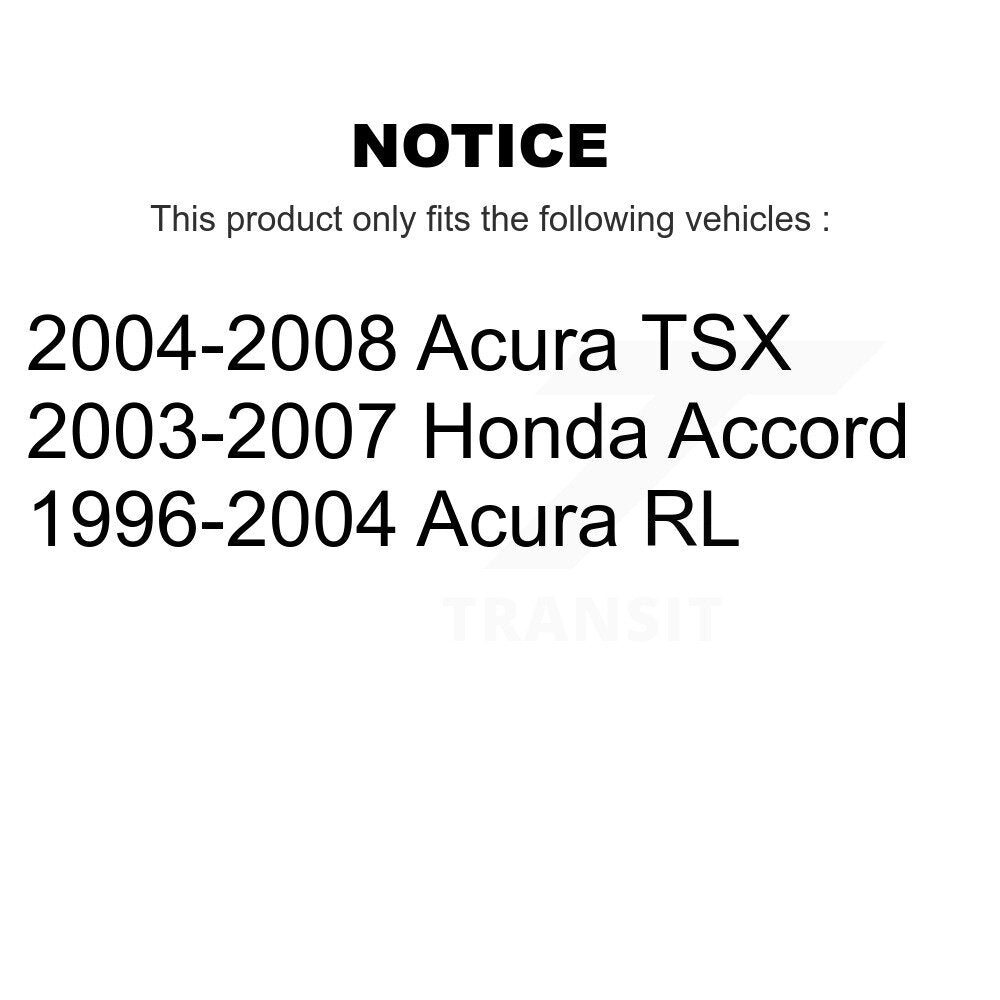 Lower & Upper Suspension Ball Joints Front Kit For Honda Accord Acura TSX RL