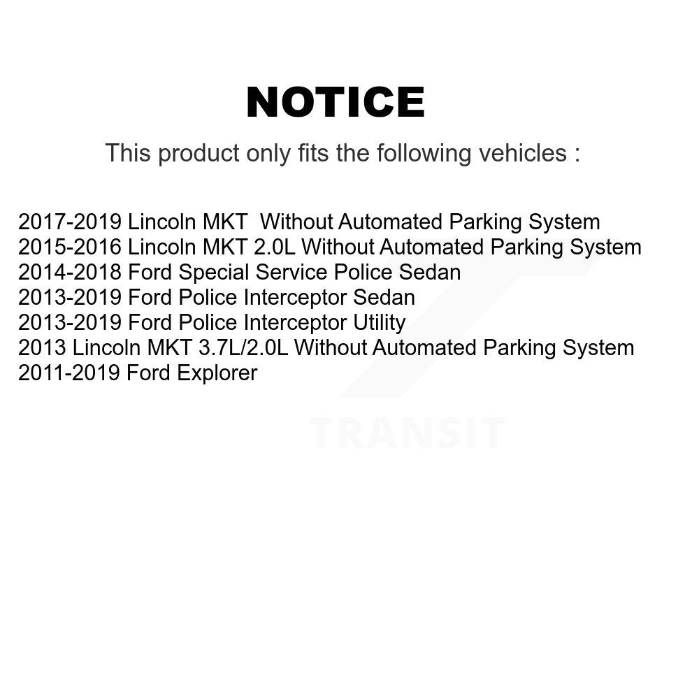 Tie Rod End Front Kit For Ford Explorer Police Interceptor Utility Sedan Lincoln