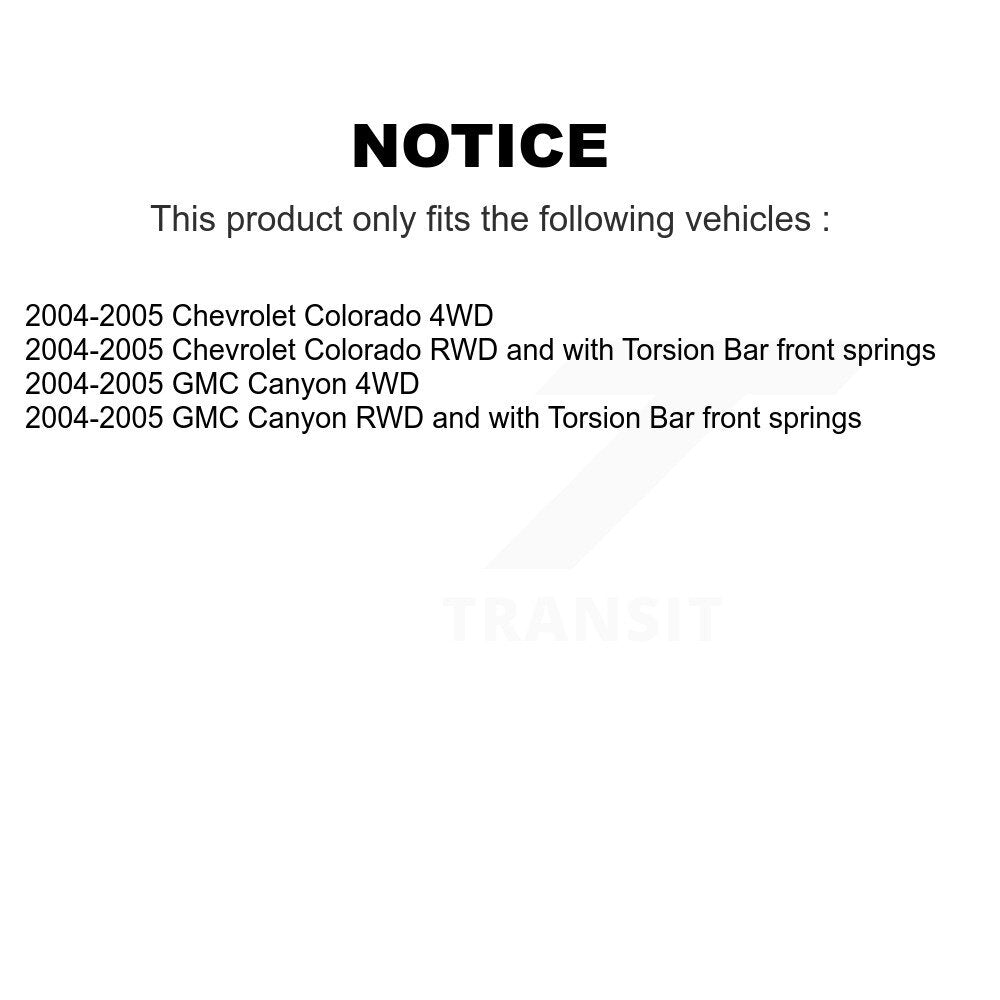 Steering Tie Rod End Front Kit For Chevrolet Colorado GMC Canyon