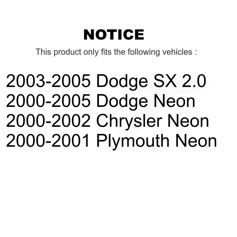 Suspension Sway Bar Link Front Rear Kit For Neon Dodge Chrysler Plymouth SX 2.0