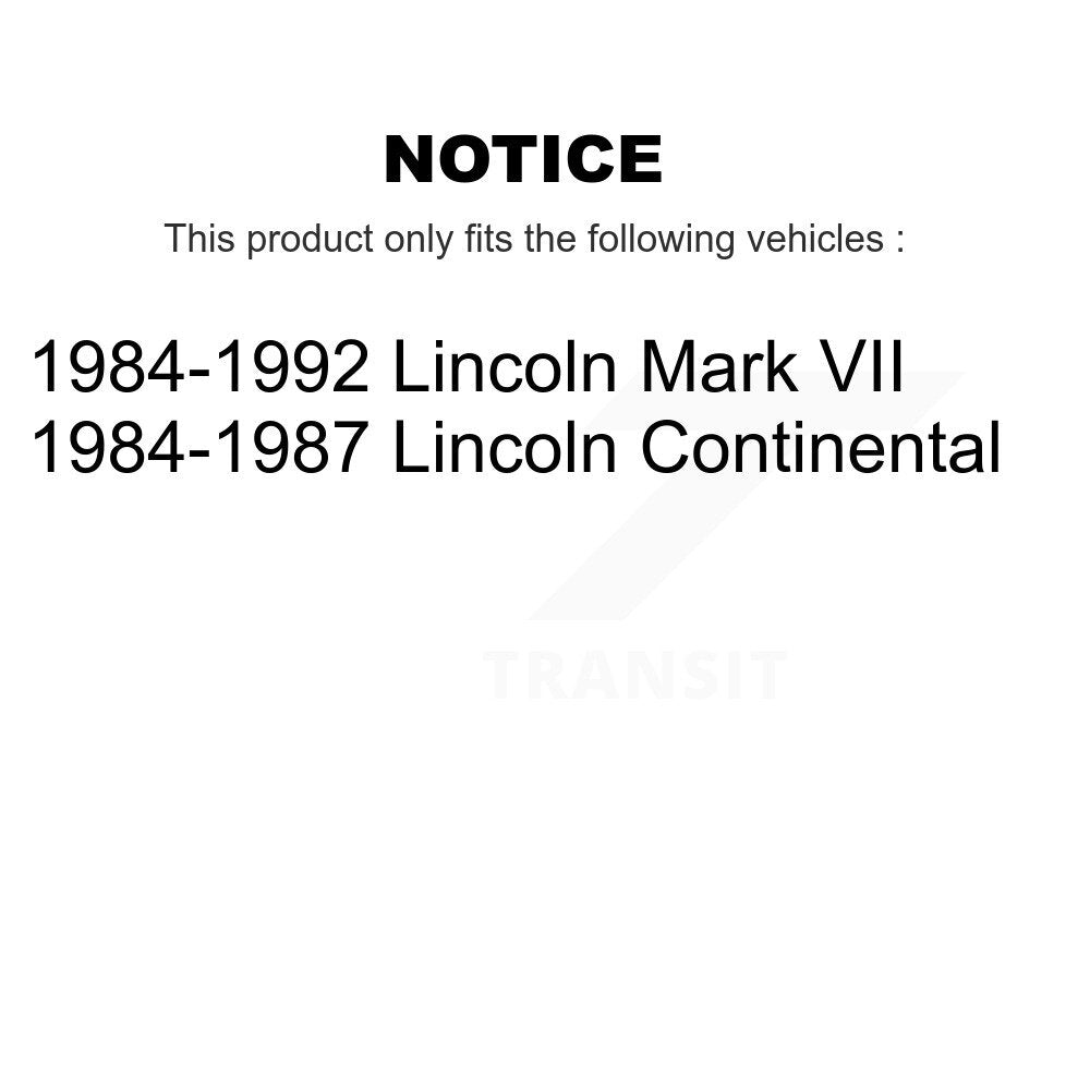 Suspension Stabilizer Bar Link Front Rear Kit For Lincoln Mark VII Continental