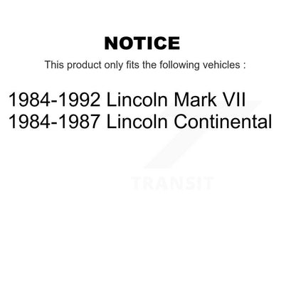 Suspension Stabilizer Bar Link Front Rear Kit For Lincoln Mark VII Continental