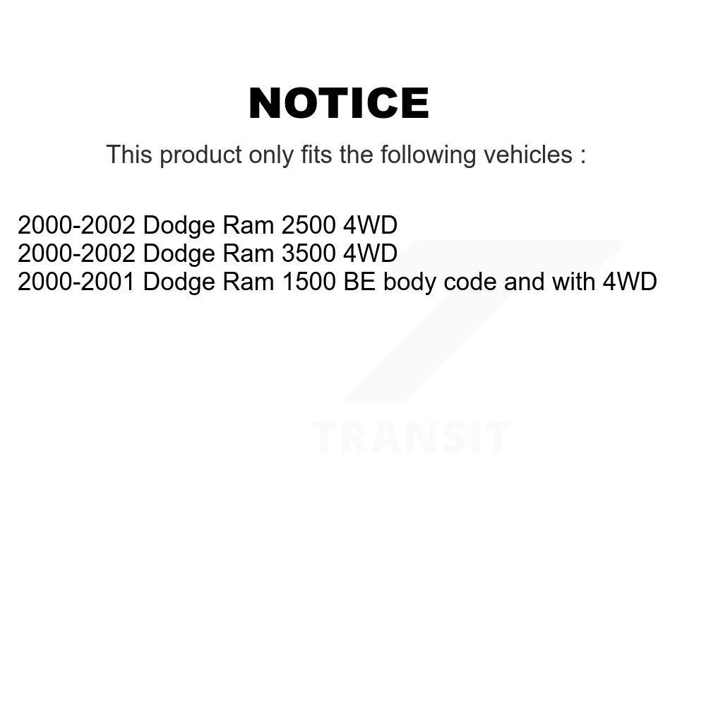 Suspension Stabilizer Bar Link Front Rear Kit For Dodge Ram 2500 1500 3500