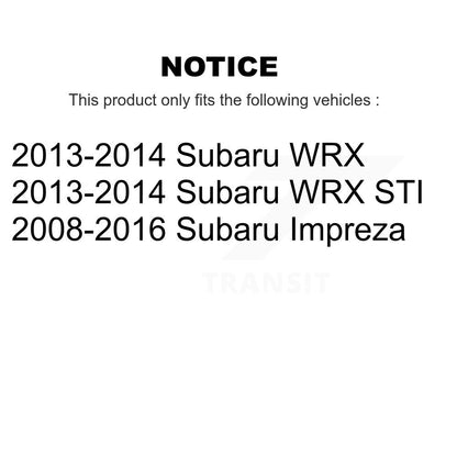 Suspension Stabilizer Bar Link Front Rear Kit For Subaru Impreza WRX STI