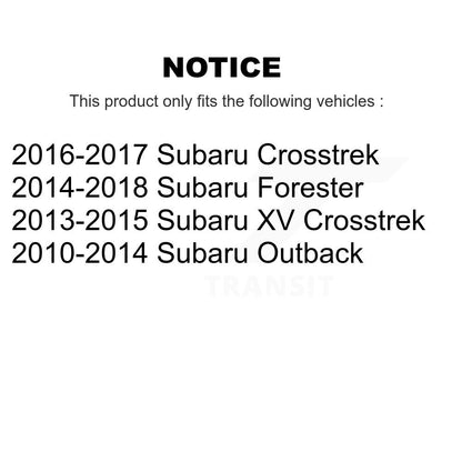 Suspension Sway Bar Link Front Rear Kit For Subaru Forester Outback XV Crosstrek