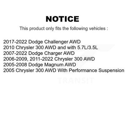Suspension Bar Link Front Rear Kit For Dodge Chrysler 300 Charger Challenger