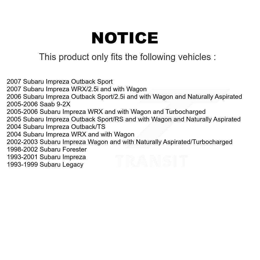 Suspension Bar Link Front Rear Kit For Subaru Impreza Forester Legacy Saab 9-2X