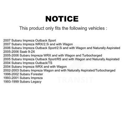 Suspension Bar Link Front Rear Kit For Subaru Impreza Forester Legacy Saab 9-2X