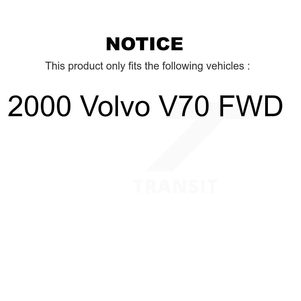 Suspension Stabilizer Bar Link Front Rear Kit For 2000 Volvo V70 FWD
