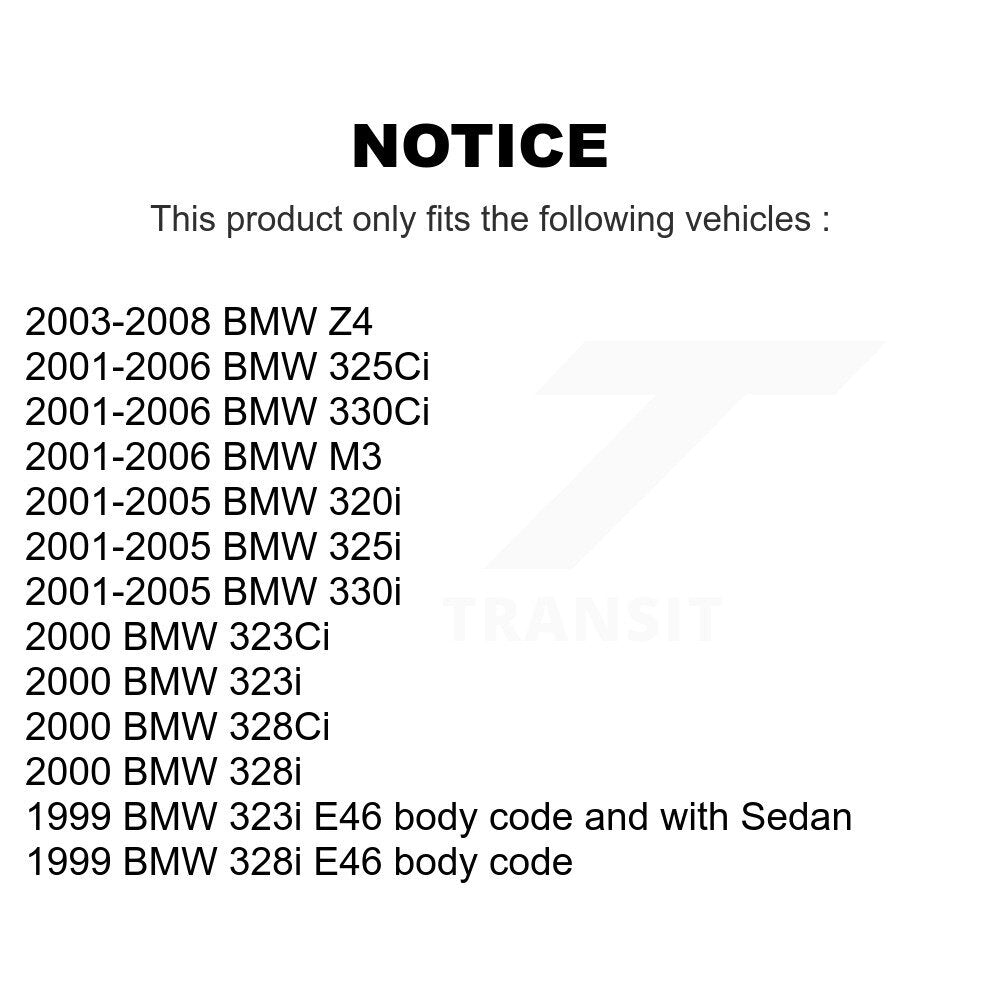 Suspension Bar Link Front Rear Kit For BMW Z4 330Ci 325i 325Ci M3 320i 330i 323i