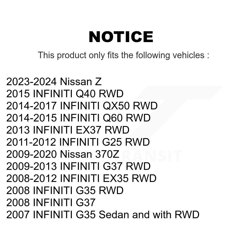 Suspension Bar Link Front Rear Kit For INFINITI G37 QX50 EX35 Nissan 370Z G35 Z