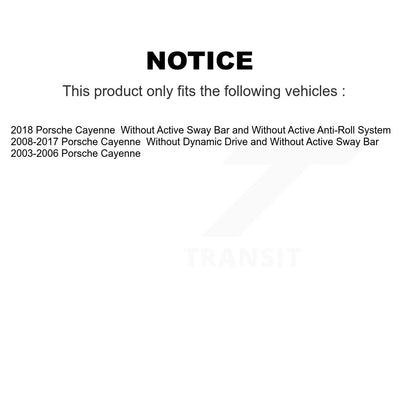 Suspension Stabilizer Bar Link Front Rear Kit For Porsche Cayenne