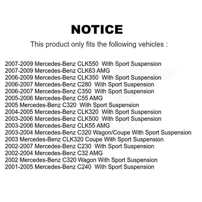 Suspension Bar Link Front Rear Kit For Mercedes-Benz C230 C240 C280 CLK350 C320