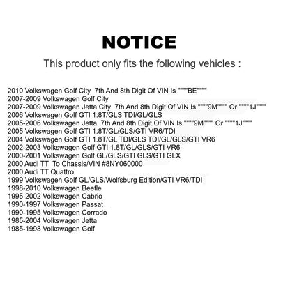 Suspension Arm Bushing Front Lower Forward Pair For Volkswagen Jetta Golf Beetle