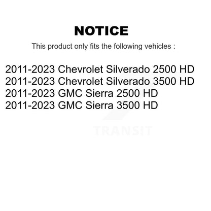 Ball Joint Tie Rod End Front Kit For GMC Chevrolet Sierra 2500 HD Silverado 3500