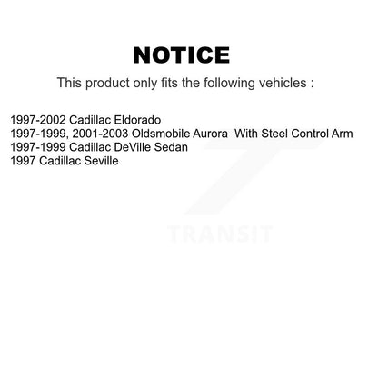 Ball Joint Tie Rod End Front Kit For Cadillac DeVille Oldsmobile Aurora Eldorado