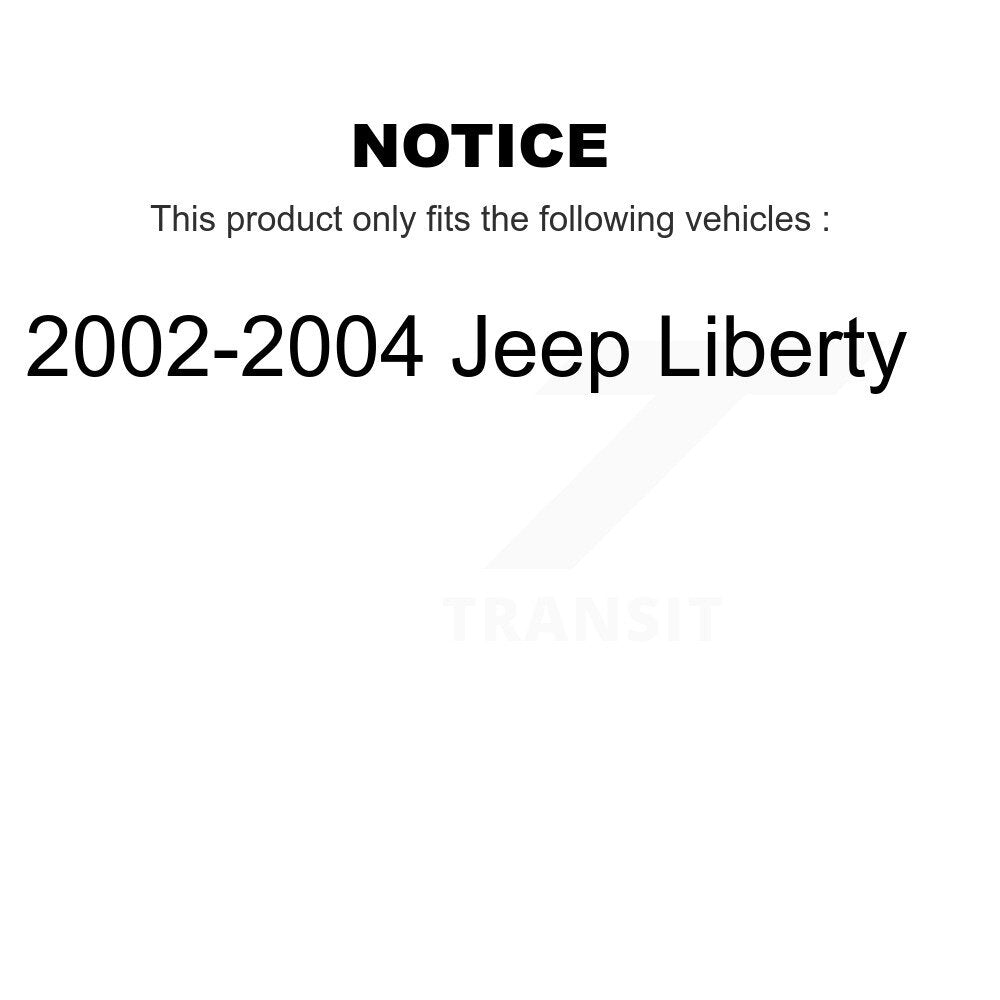 Suspension Ball Joint And Tie Rod End Front Kit For 2002-2004 Jeep Liberty
