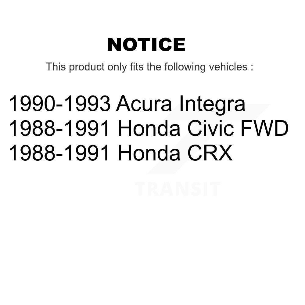 Suspension Ball Joint & Tie Rod End Front Kit For Honda Civic Acura Integra CRX