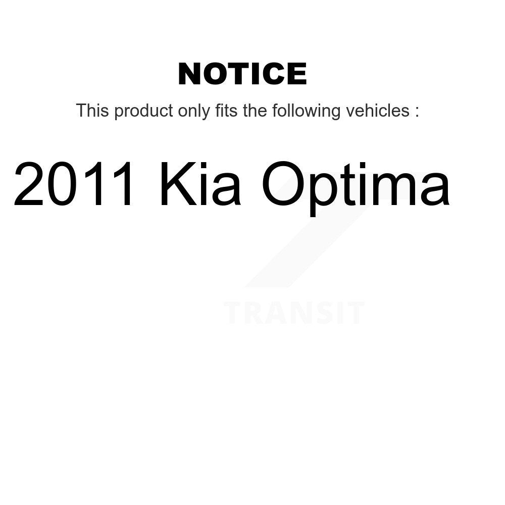 Suspension Control Arm And Tie Rod End Front Kit For 2011 Kia Optima