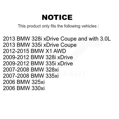 Suspension Control Arm Assembly And Tie Rod End Front Kit For BMW 328i xDrive X1