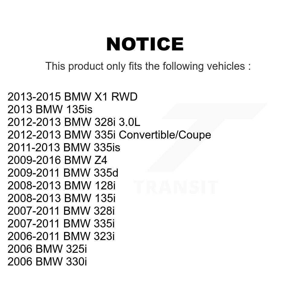 Suspension Control Arm Assembly Tie Rod End Front Kit For BMW 323i 328i X1 335i
