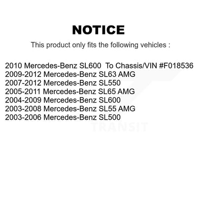 Suspension Arm Tie Rod End Front Kit For Mercedes-Benz SL500 SL550 SL55 AMG SL63