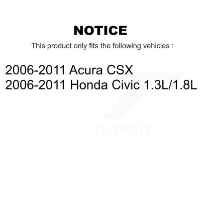 Suspension Control Arm Assembly Tie Rod End Front Kit For Honda Civic Acura CSX