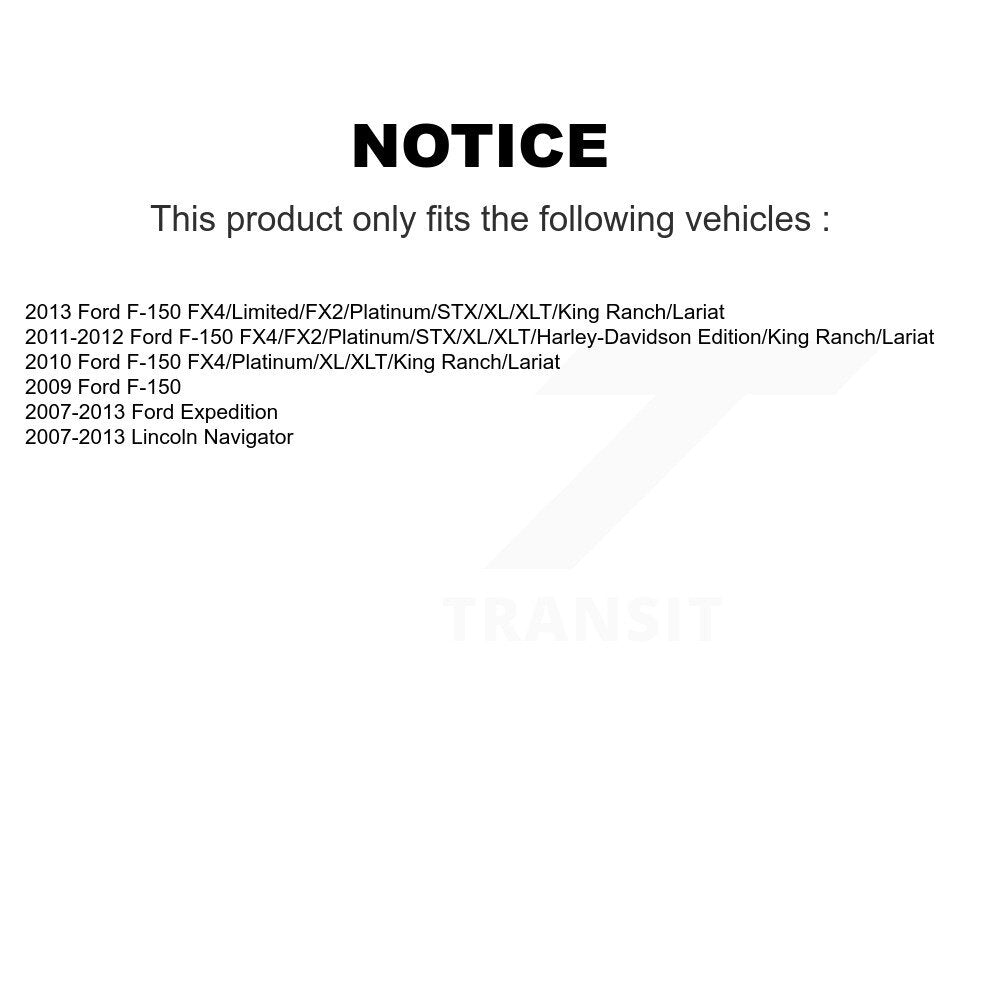Suspension Control Arm Assembly Tie Rod End Front Kit For Ford F-150 Expedition