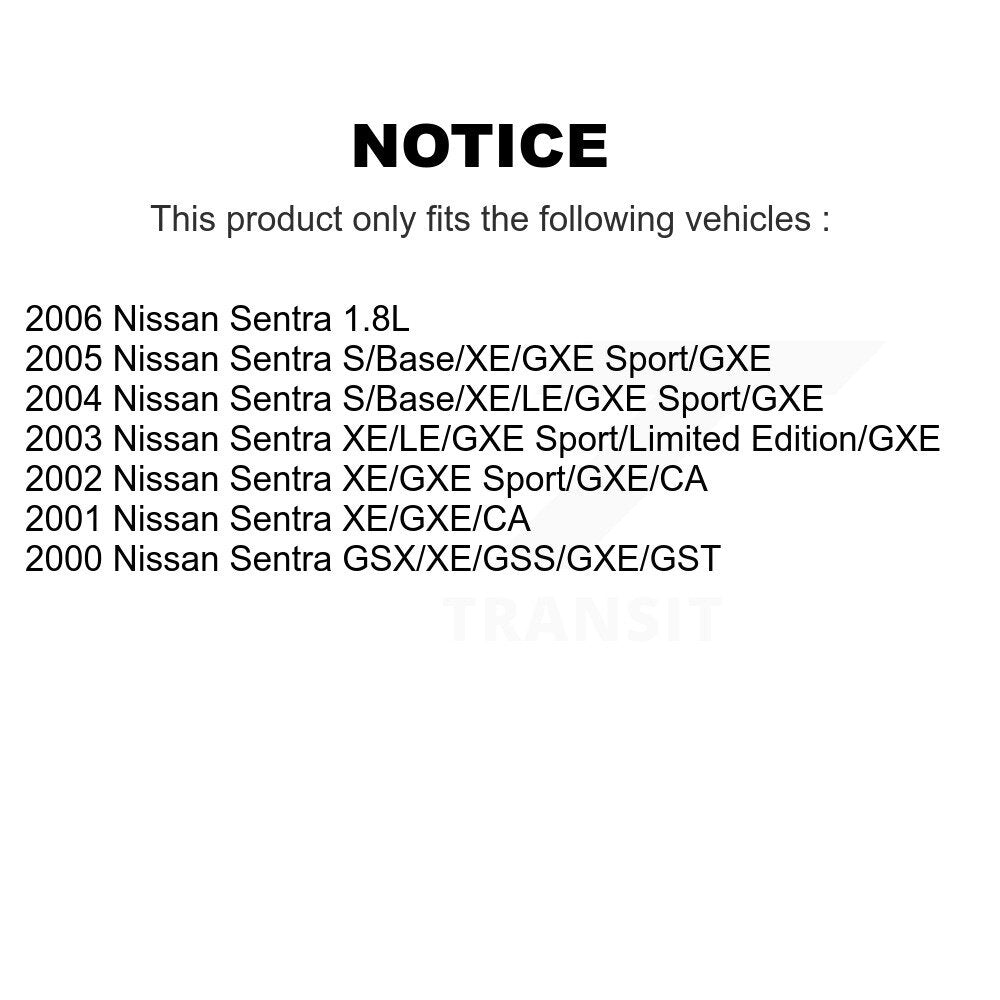 Suspension Control Arm Assembly And Tie Rod End Front Kit For Nissan Sentra