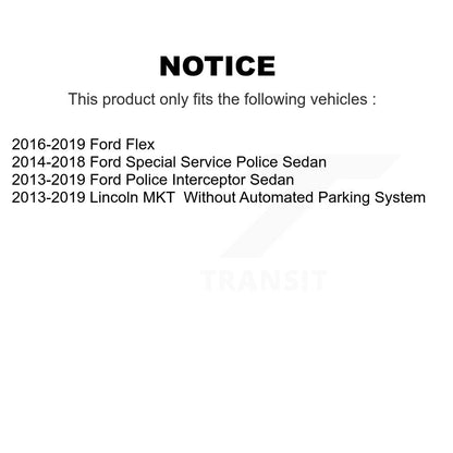 Suspension Control Arm Assembly Tie Rod End Front Kit For Ford Flex Police Sedan