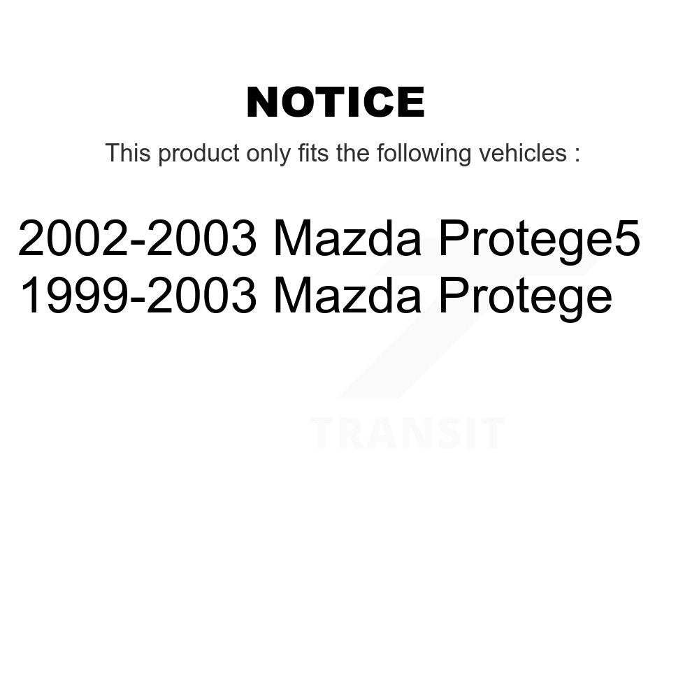 Suspension Control Arm And Tie Rod End Front Kit For Mazda Protege Protege5
