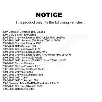 Suspension Control Arm Ball Joint Link Front Kit For Chevrolet GMC Silverado XL