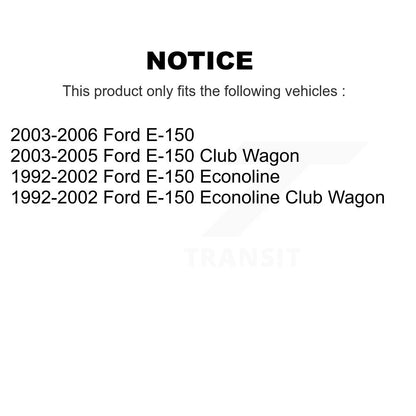 Steering Tie Rod End Front Outer Kit For Ford E-150 Econoline Club Wagon