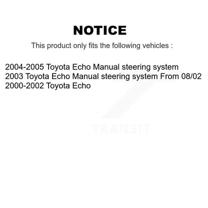 Steering Tie Rod End Front Outer Kit For Toyota Echo