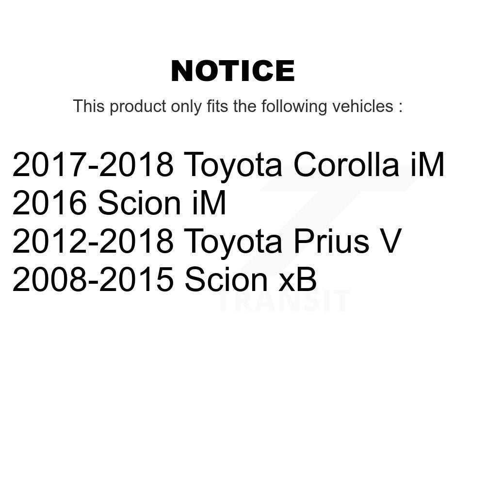 Steering Tie Rod End Front Outer Kit For Toyota Prius V Corolla iM Scion xB