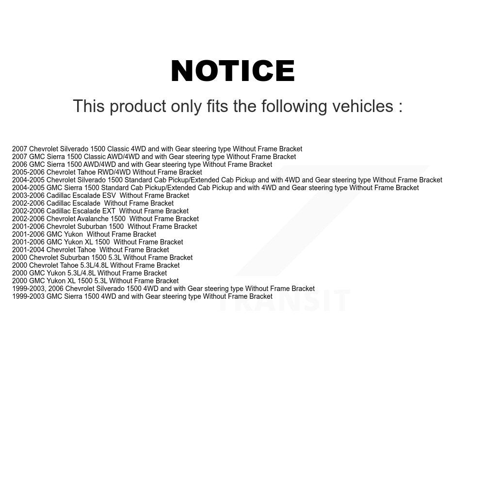 Tie Rod End Ball Joints Center link Idler Arm Kit Front (10Pc) For Chevrolet